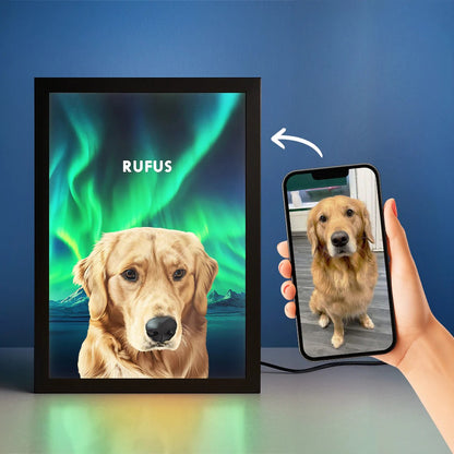 Custom LED Pet Portrait
