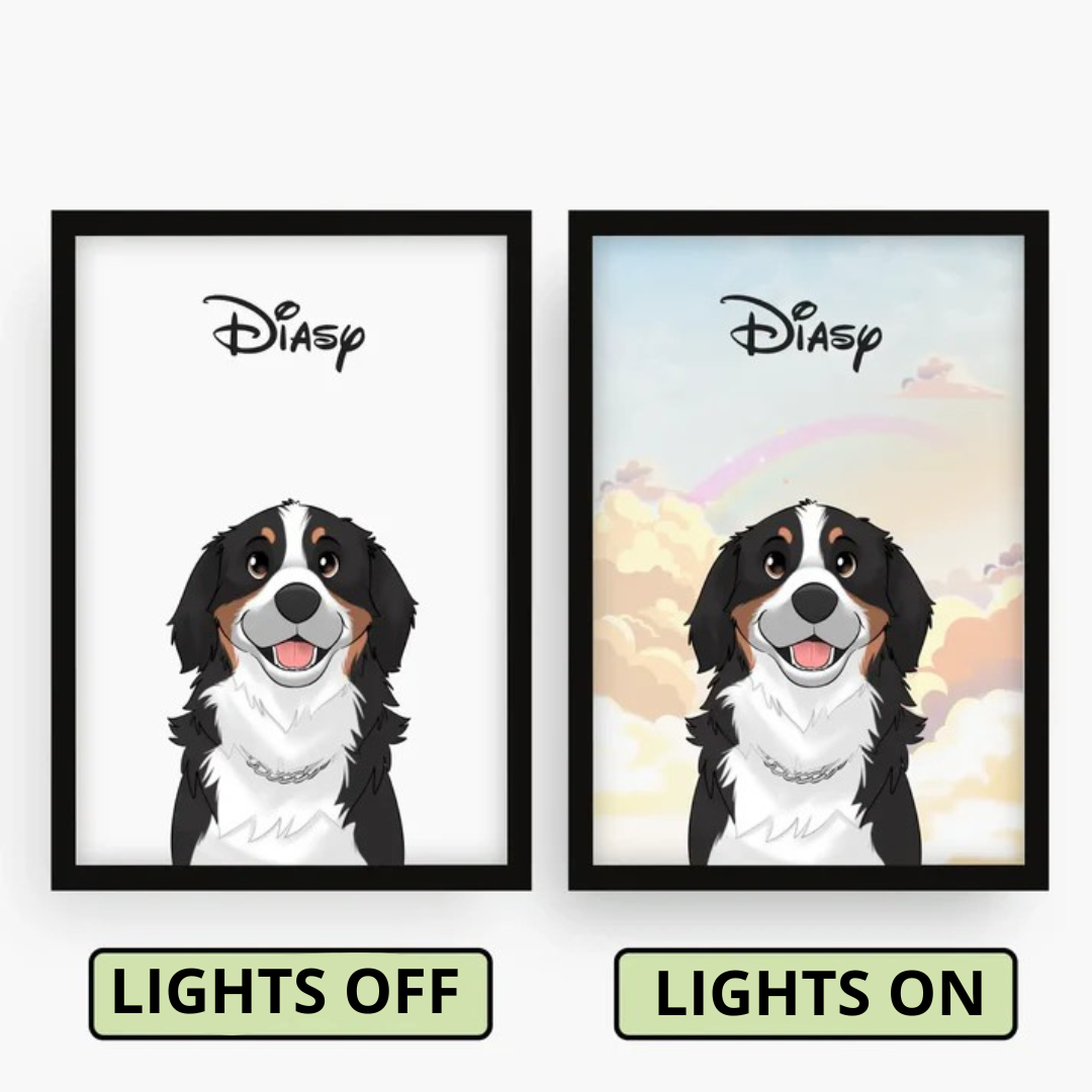 Custom LED Pet Portrait