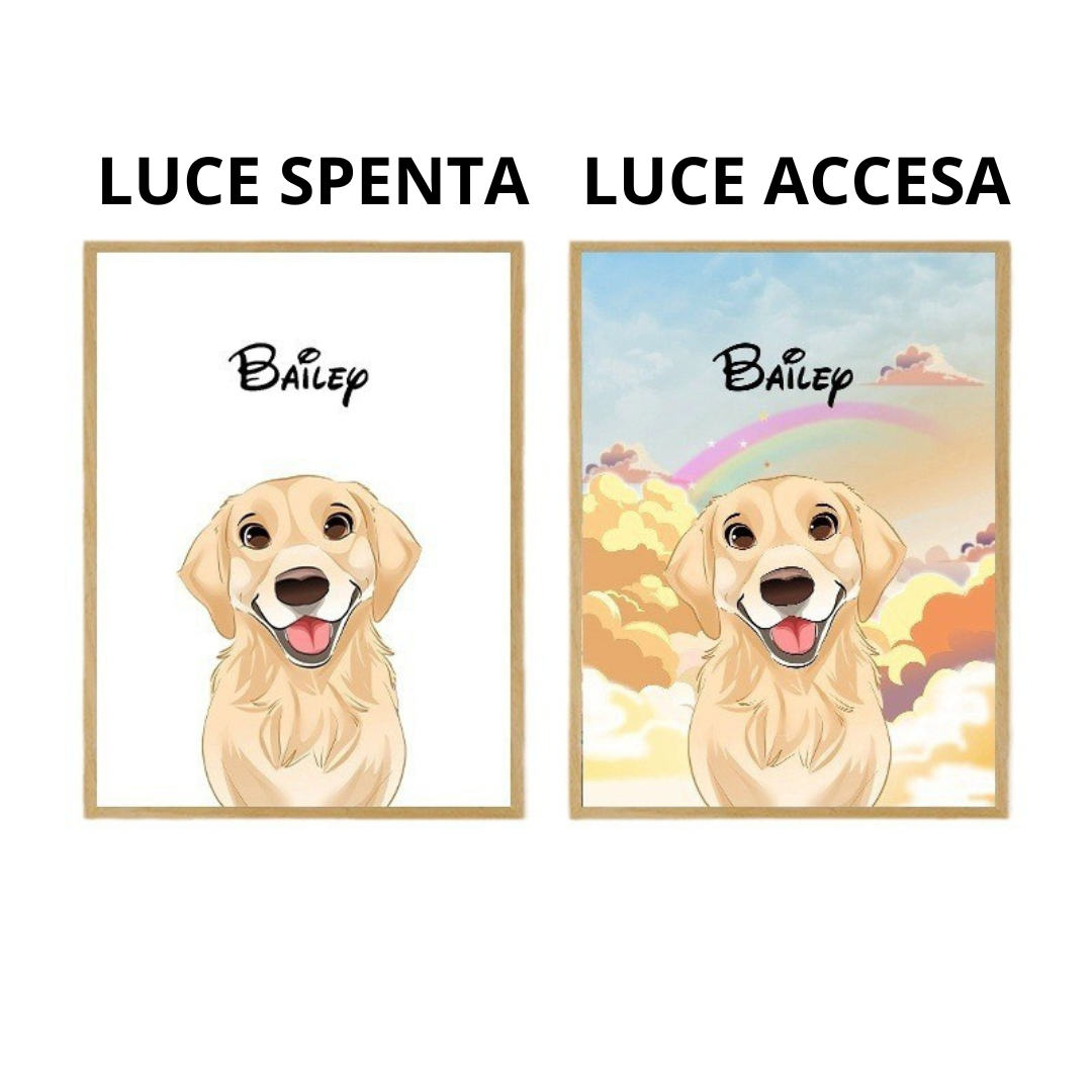 Ritratto LED del tuo Animale Domestico
