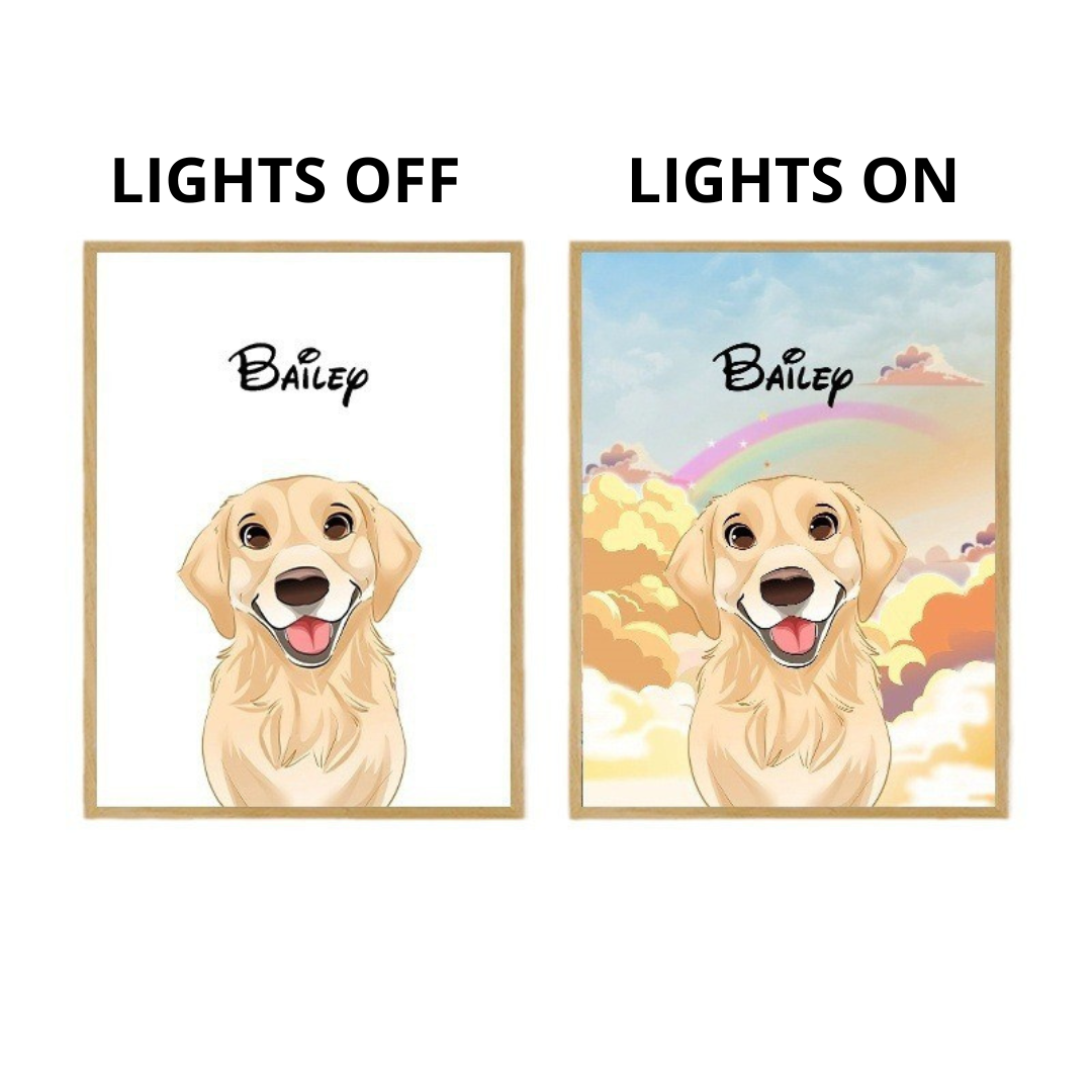 Custom LED Pet Portrait