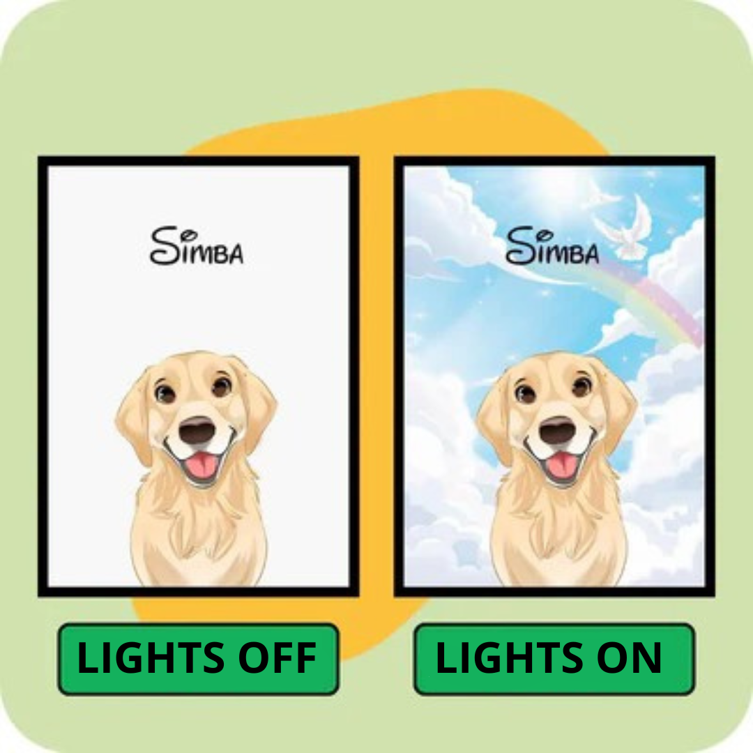 Custom LED Pet Portrait