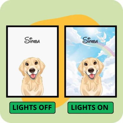 Custom LED Pet Portrait